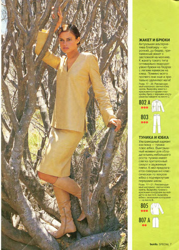Burda для невысоких 2001-5