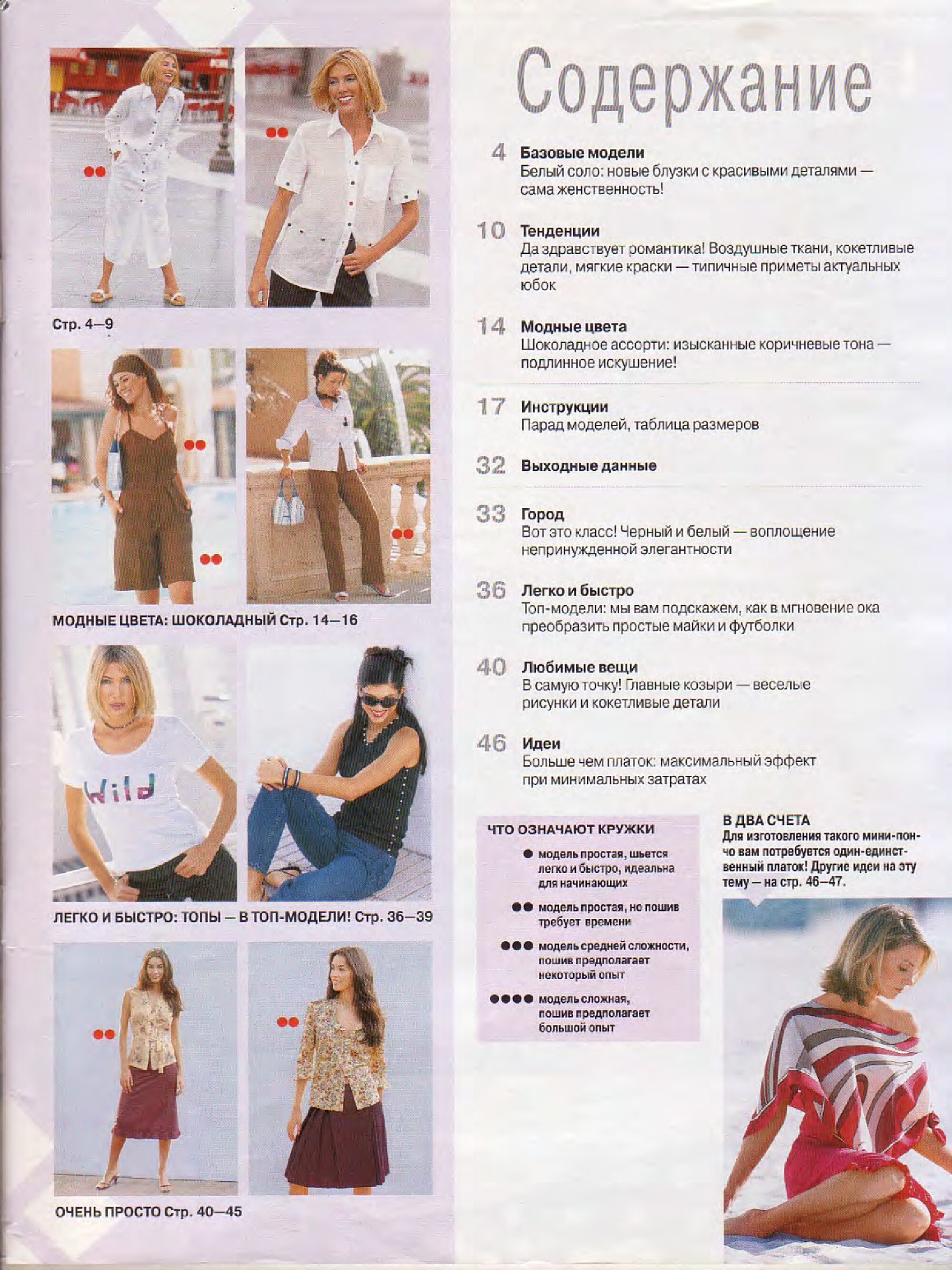 Burda блузы, юбки, брюки 2002.01-3