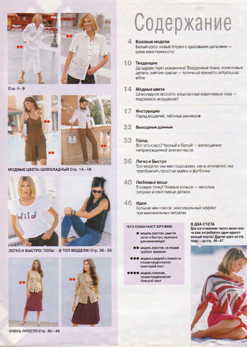 Burda блузы, юбки, брюки 2002.01-3