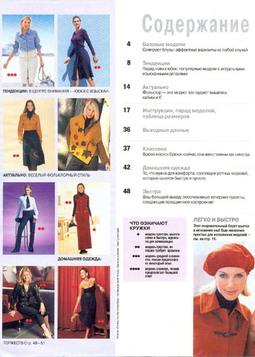 Burda блузы, юбки, брюки 2002.02-3