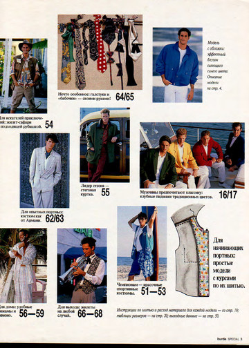 Burda для мужчин 1994-3