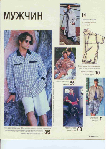 Burda для мужчин 1995-3