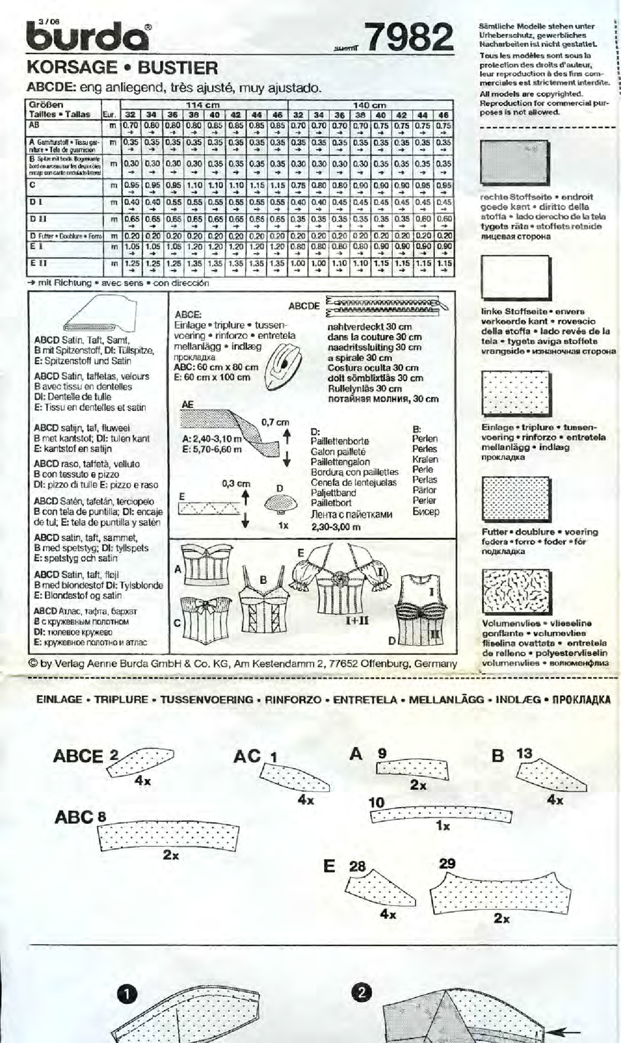 Burda корсеты (7982)-6