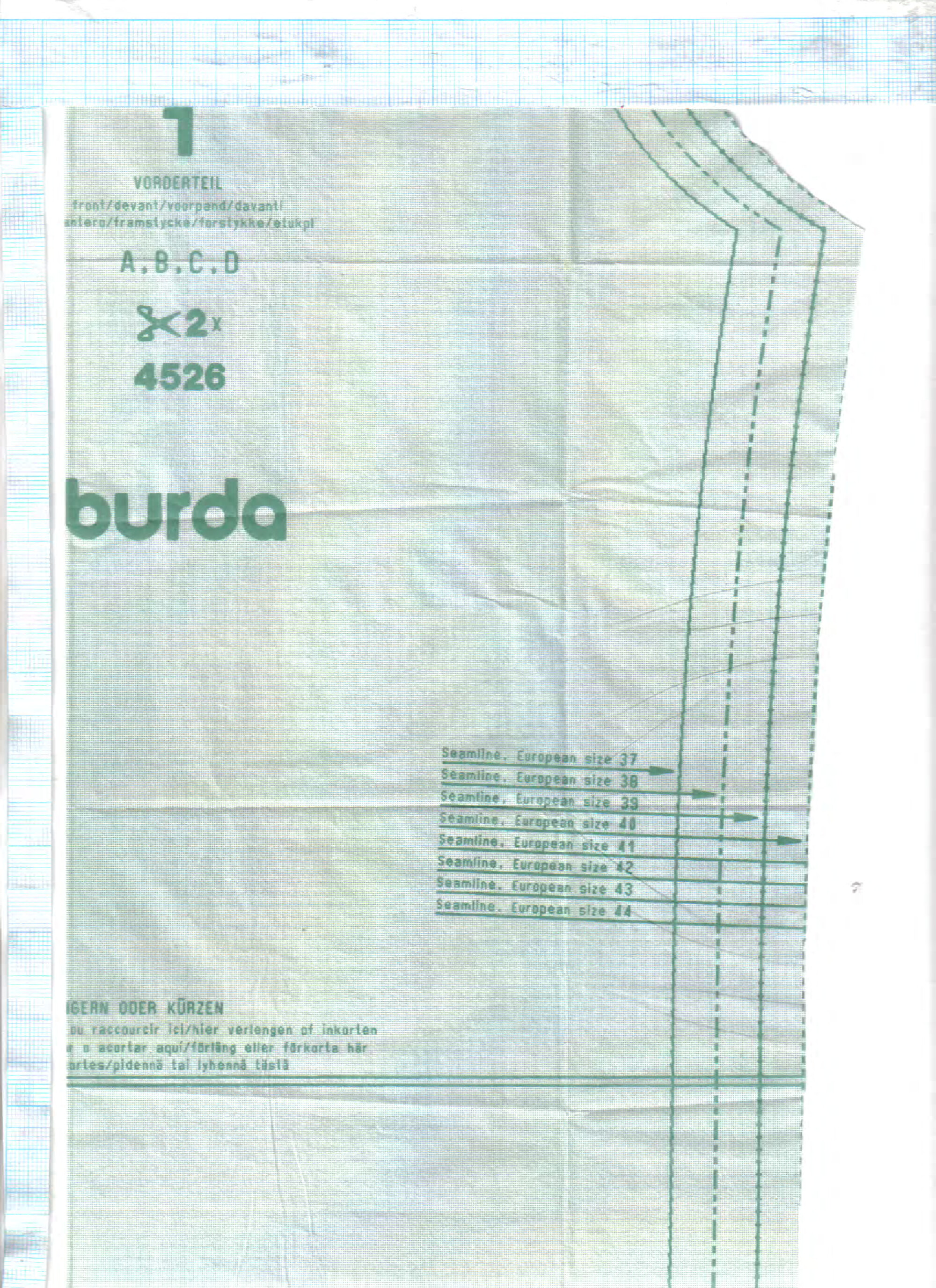 Burda мужская рубашка 4526-5
