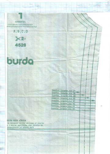 Burda мужская рубашка 4526-5