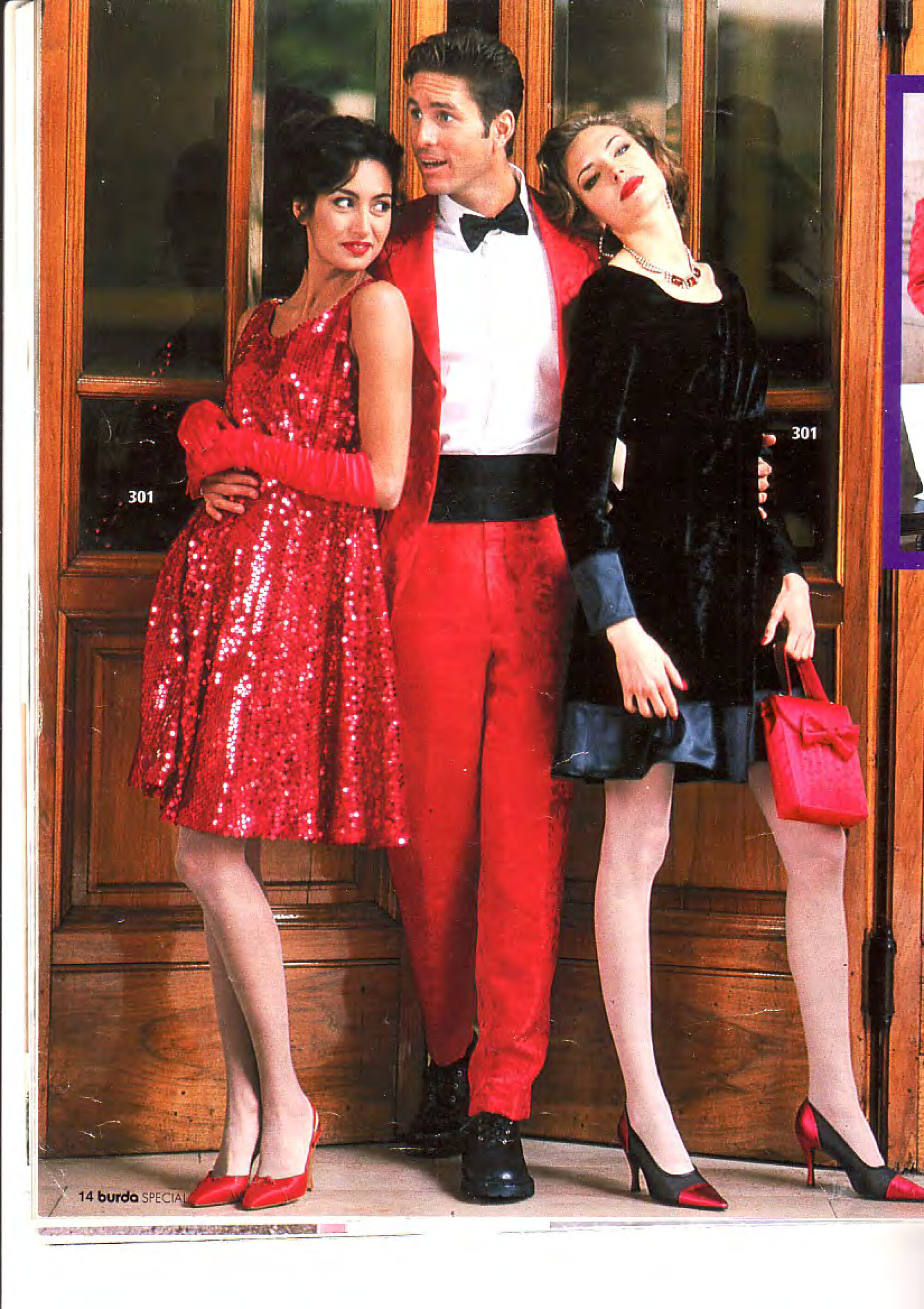 Burda праздничная мода 1995-3