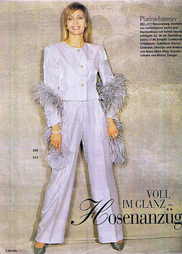 Burda праздничная мода 1996-4