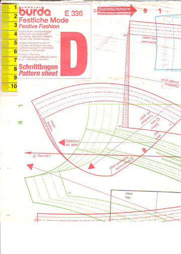 Burda свадебная мода 1995 D