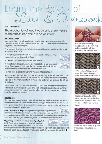 Creative Knitting 2013 Spring Presents - Easy Everyday Openwork & Lace-6