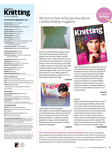 Creative Knitting 2015 Autumn-7