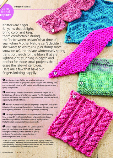 Creative Knitting 2015 Spring-12