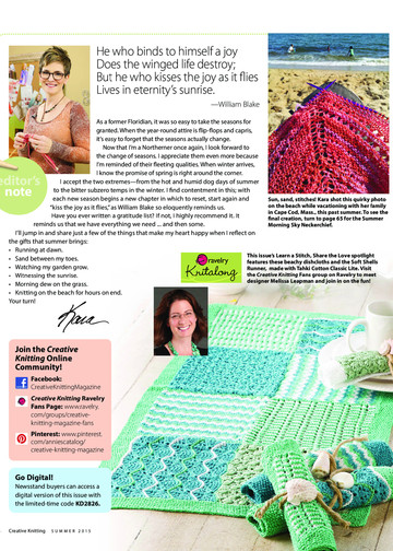 Creative Knitting 2015 Summer-6