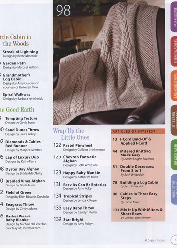 Creative Knitting Presents 2013 - All Season Throws-5
