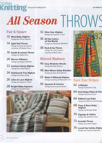 Creative Knitting Presents 2013 - All Season Throws-4
