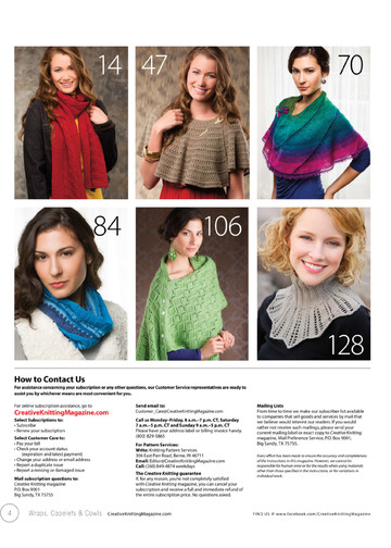 Creative Knitting Presents 2014 - Wraps Capelets, Cowls-4