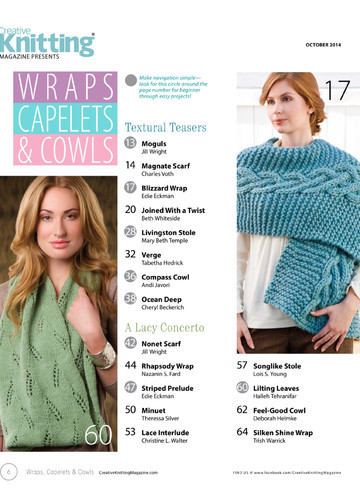 Creative Knitting Presents 2014 - Wraps Capelets, Cowls-6