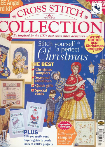 Cross Stitch Collection 073 рождество 2001