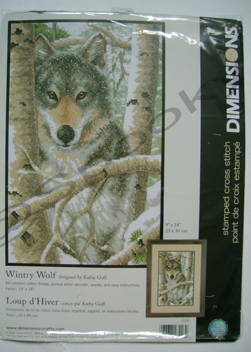 Dimensions 03228 Wintry Wolf 2