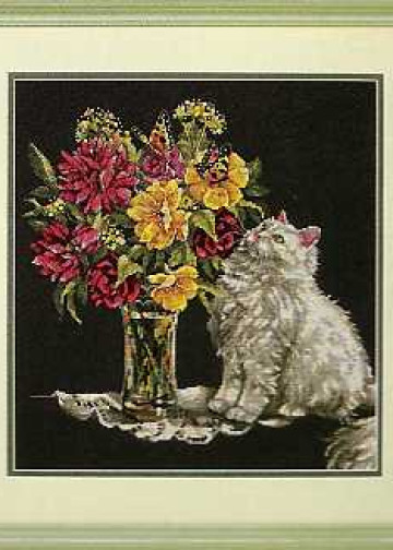 cats and flowers D 35180