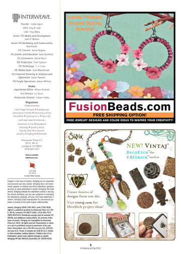 Jewelry Stringing Vol.6 n.1 - Spring 2012-7