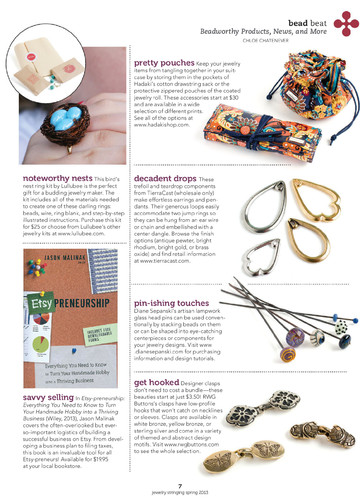 Jewelry Stringing Vol.7 n.2 - Spring 2013-9