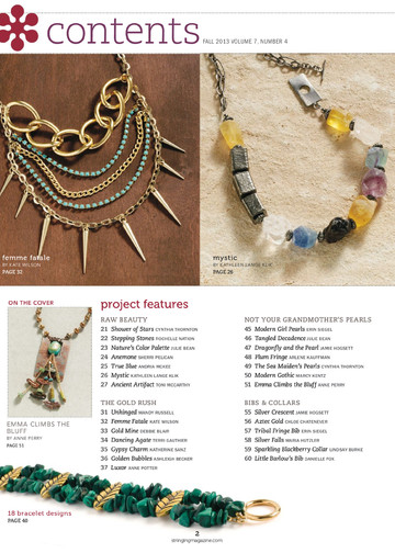 Jewelry Stringing Vol.7 n.4 - Fall 2013-4