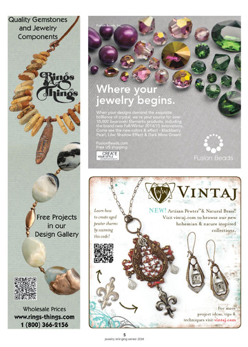 Jewelry Stringing Vol.8 n.1 - Winter 2014-7