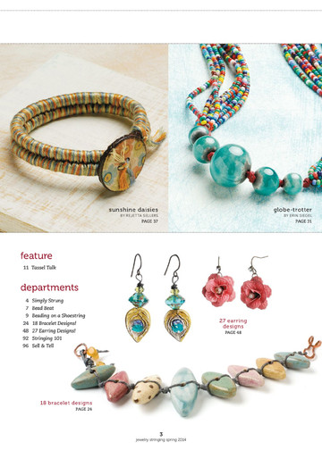 Jewelry Stringing Vol.8 n.2 - Spring 2014-5