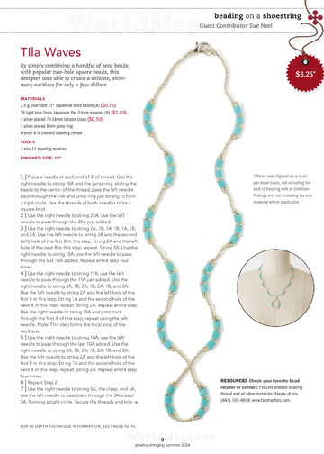 Jewelry Stringing Vol.8 n.3 - Summer 2014-11