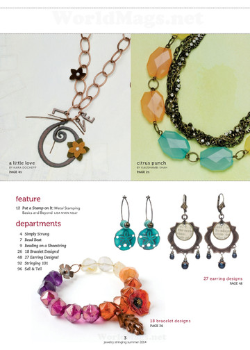 Jewelry Stringing Vol.8 n.3 - Summer 2014-5