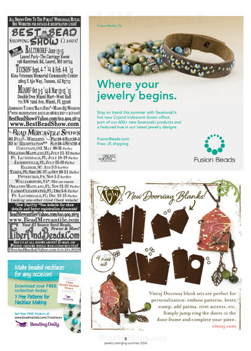Jewelry Stringing Vol.8 n.3 - Summer 2014-7