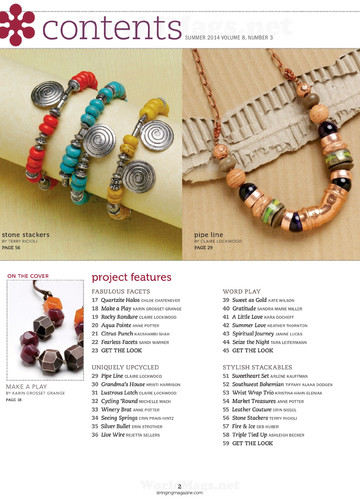 Jewelry Stringing Vol.8 n.3 - Summer 2014-4