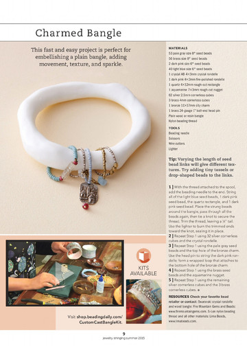 Jewelry Stringing Vol.9 n.3 - Summer 2015-11