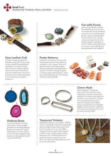 Jewelry Stringing Vol.9 n.3 - Summer 2015-8