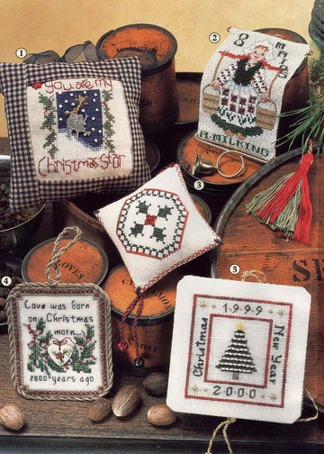 Just Cross Stitch 1999 Christmas Ornaments (005)
