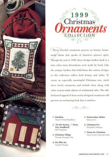 Just Cross Stitch 1999 Christmas Ornaments (004)