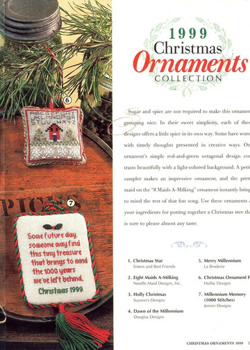 Just Cross Stitch 1999 Christmas Ornaments (006)