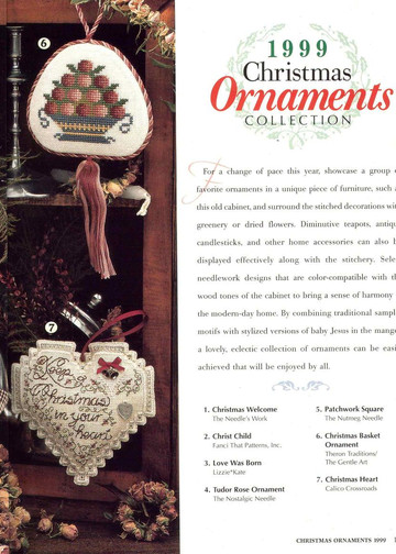 Just Cross Stitch 1999 Christmas Ornaments (008)
