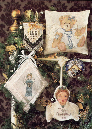 Just Cross Stitch 1999 Christmas Ornaments (009)