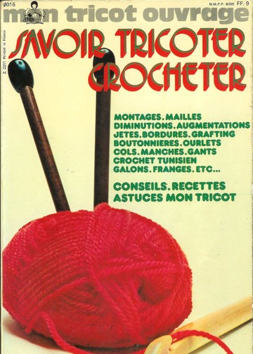 Mon Tricot 15 savoir tricoter crocheter