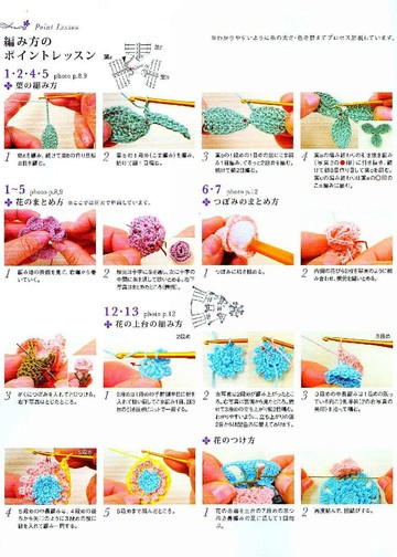 Asahi Original - Crochet Flower Gardens corsage_00005