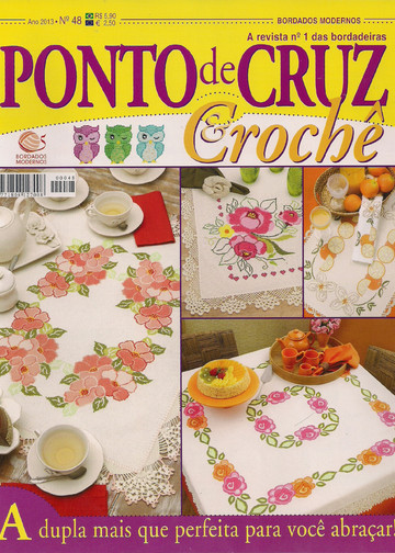 Ponto Cruz e Croche 48 2013-1