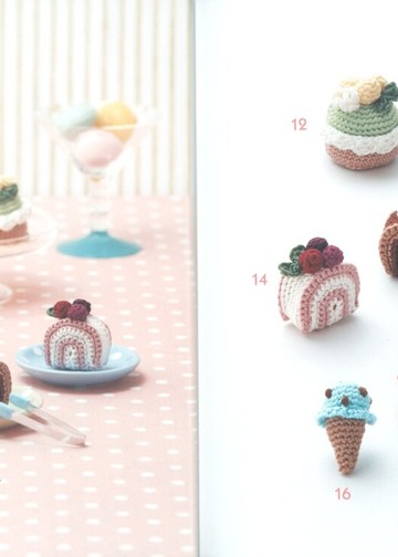 Asahi Original - Crochet with embroidery thread miniature sweets - 2020_00006