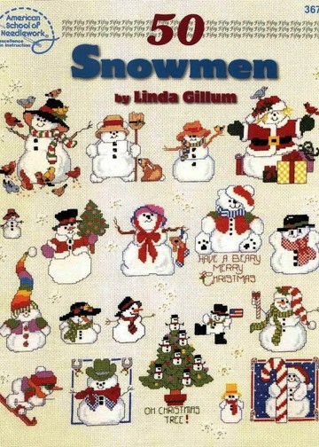 3675 Linda Gillum - 50 Snowmen