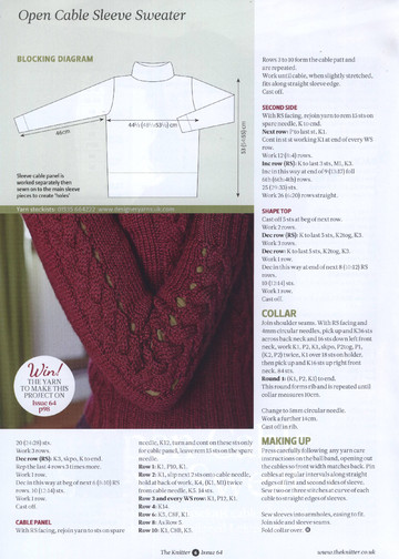 The Knitter 64 2013 Cosy Cable Knits-6