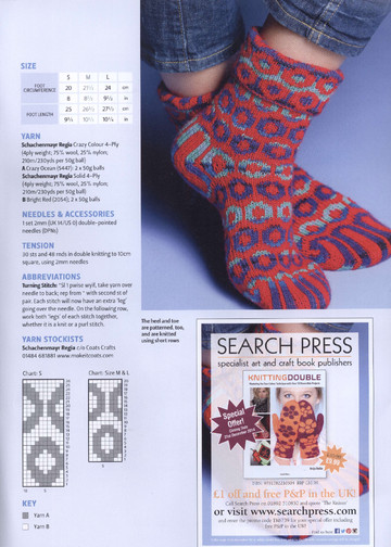 The Knitter 77 2014 Cosy Socks-7