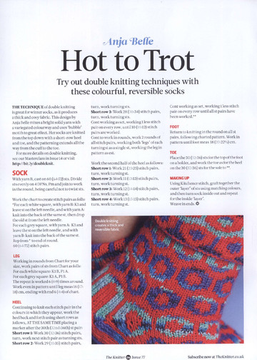 The Knitter 77 2014 Cosy Socks-6
