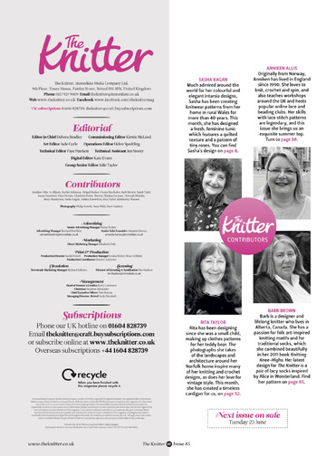The Knitter 85 2015-7