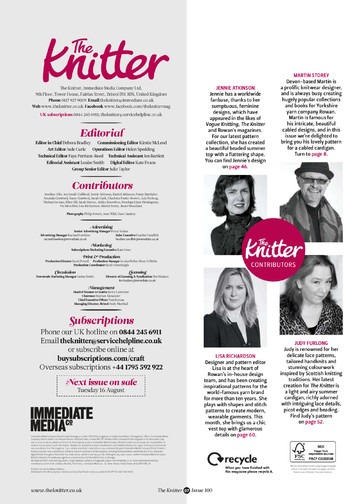 The Knitter 100 2016-7