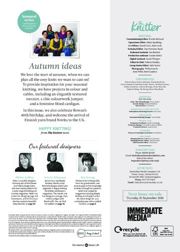 The Knitter 128 2018-6